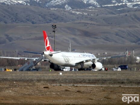 Поломка сталася з літаком Turkish Airlines, повідомляють російські пропагандисти