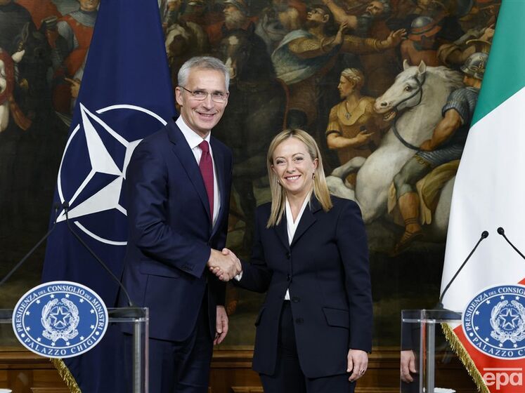 Прем'єрка Італії заявила генсеку НАТО про повну підтримку України