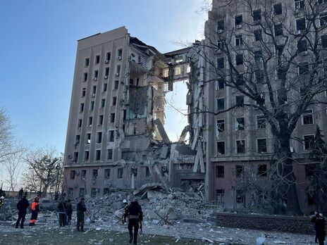 Удару по будівлі ОДА в Миколаєві було завдано 29 березня