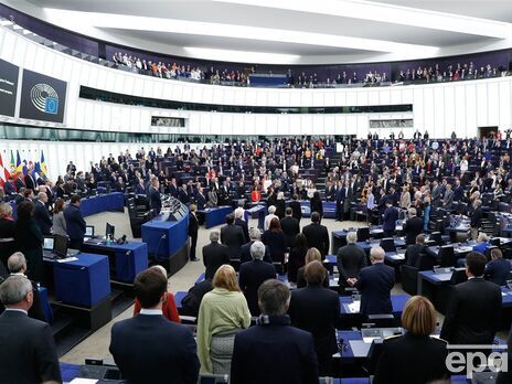 Когда Европарламент рассматривал резолюцию, в Украине была объявлена воздушная тревога