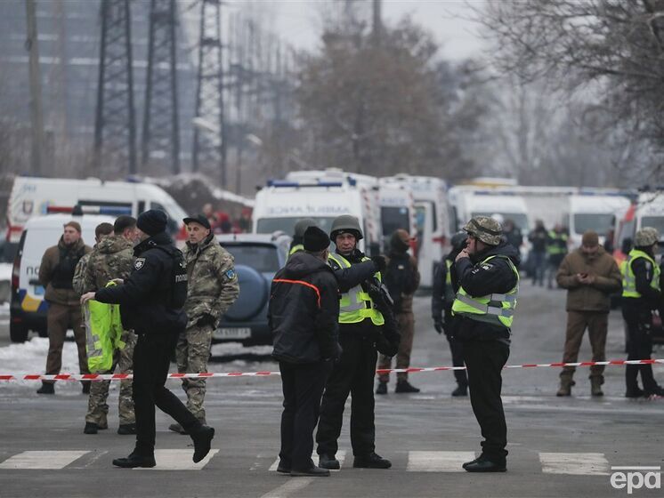 Патрульная полиция показала видео с места ракетного удара в Киеве 23 ноября