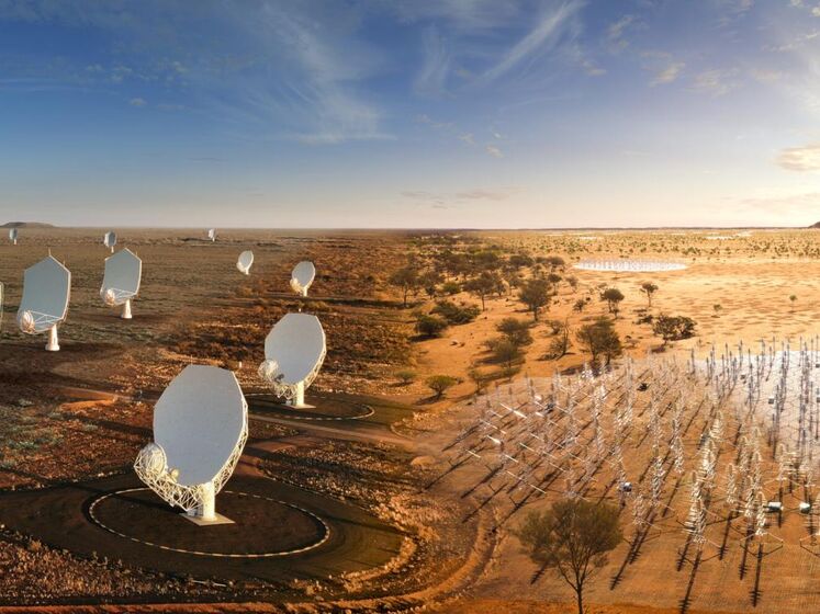 В Австралії й Африці почали будівництво найбільшого радіотелескопа у світі