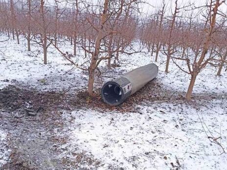 Во время атаки России по Украине 5 декабря в Молдове упала неразорвавшаяся ракета
