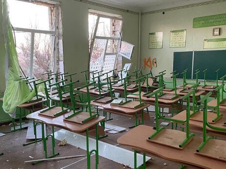 Российские оккупанты нанесли ракетный удар по школе под Краматорском, в которой был обустроен 