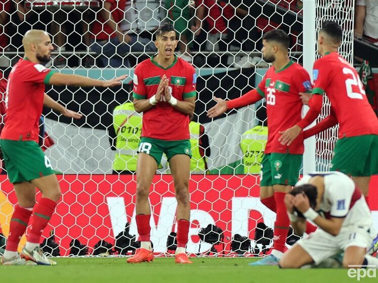 У чвертьфіналі чемпіонату світу з футболу збірна Марокко сенсаційно обіграла португальців