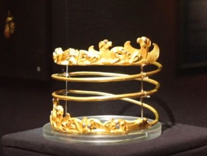 В Киеве показали 19 экспонатов из коллекции скифского золота. Видео