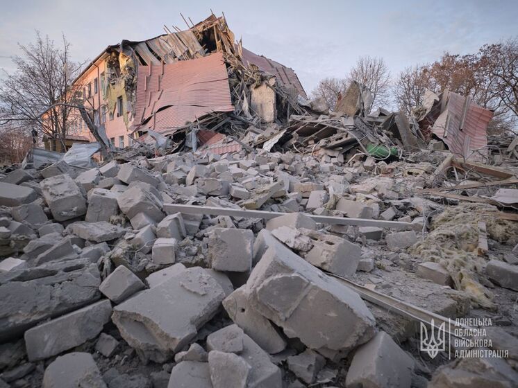 Оккупанты обстреляли три города Донецкой области, в ОВА опубликовали фото последствий атаки