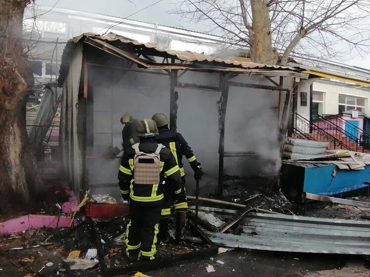 В результате российского обстрела в Херсоне горело 66 автомобилей – МВД