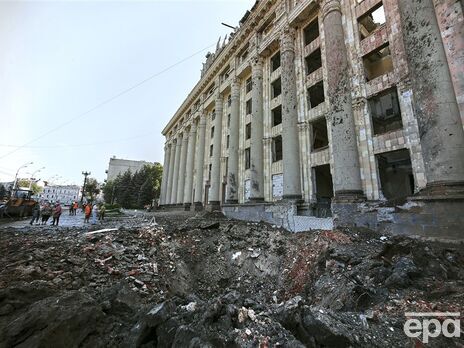 1 березня окупанти завдали удару по центру Харкова, будівлю ОДА було значно пошкоджено