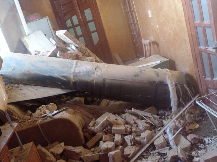 В Ивано-Франковской области ракета попала в дом и не взорвалась. Фото