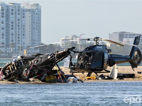 Над пляжем в Австралии столкнулись два вертолета, есть погибшие