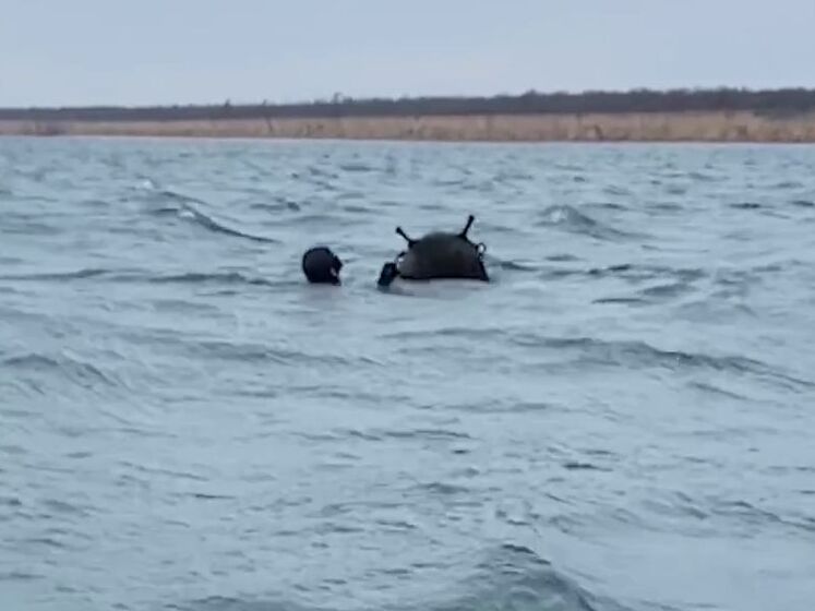 Военные обезвредили мину, которую вынесло к пляжу в Одесской области. Видео