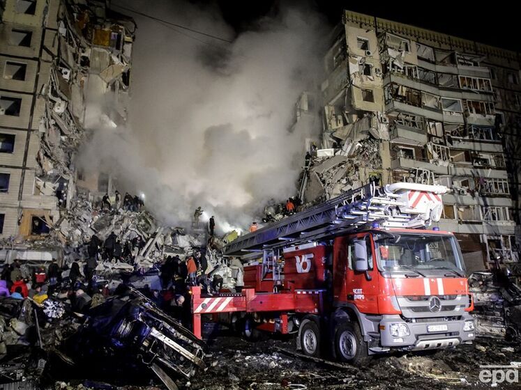 Російський удар по будинку у Дніпрі. Кількість постраждалих зросла до 73 осіб – ДСНС