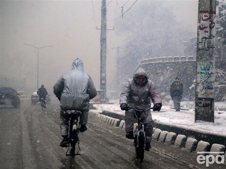 У Кабулі випав сніг