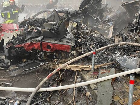 В результате падения вертолета в Броварах погибло 18 человек