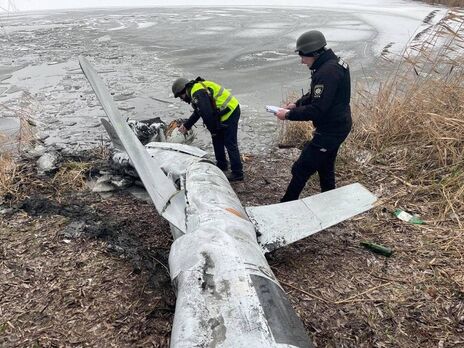 Обломки ракеты Х-55 достали из озера одного из районов Киевской области после массированной атаки РФ 26 января, отмечали в полиции