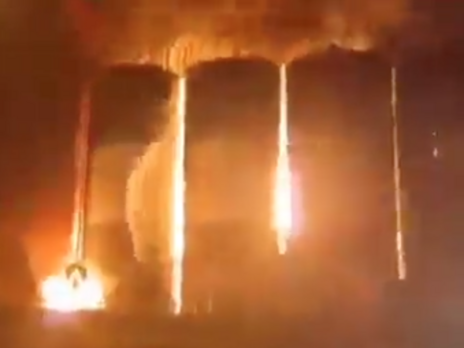 Унаслідок вибуху на військовому об'єкті в Ісфахані сталася пожежа