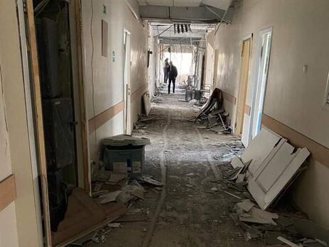 Лікарня один із цивільних об'єктів, які постраждали у Херсоні від обстрілів росіян 29 січня