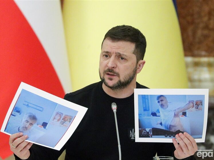 "Публичные пытки гражданина Украины". Зеленский заявил, что правительство Грузии убивает Саакашвили