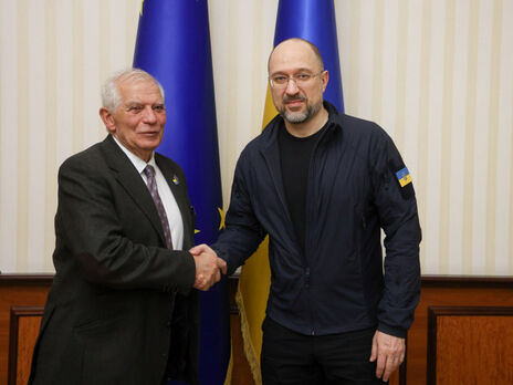 Боррель і Шмигаль сьогодні зустрілися у Києві