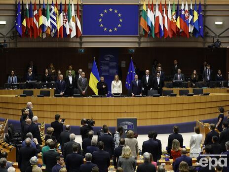 Зеленский лично выступил в Европарламенте