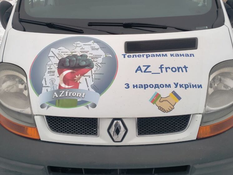Азербайджанський бізнес допоміг волонтерам в Україні транспортом