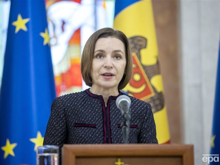 Санду заявила, що Україна зараз гарантує безпеку Молдови