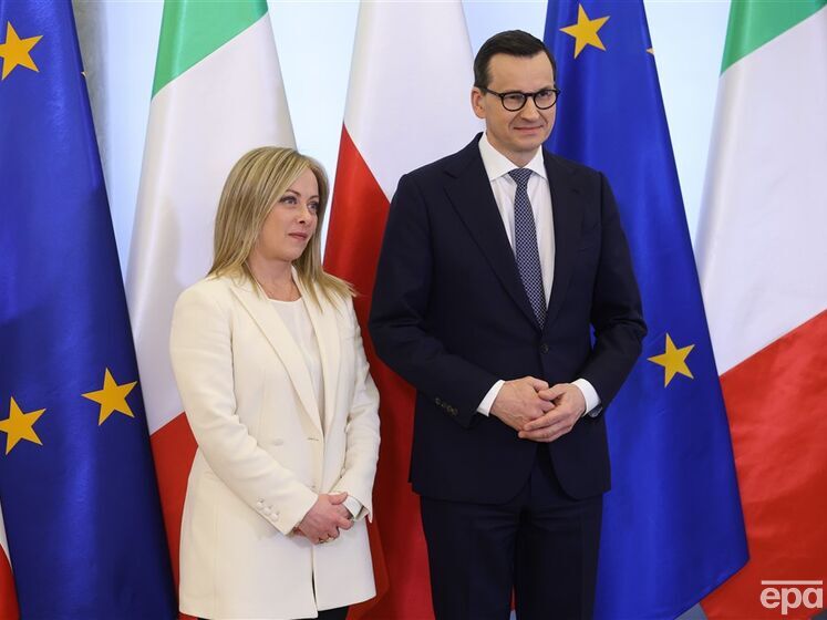 Премьеры Польши и Италии обсудили новые поставки вооружения в Украину