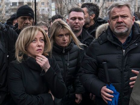 Мелони была "глубоко поражена" увиденным в Буче и Ирпене, отметили в Киевской ОВА