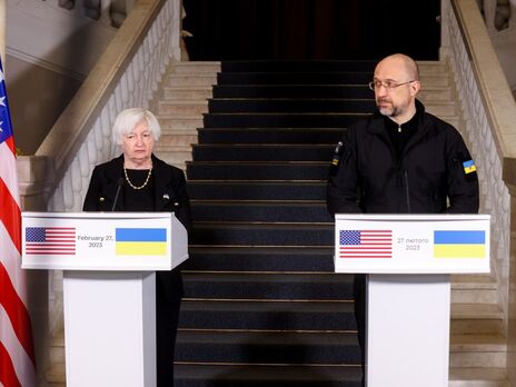 Шмыгаль отметил, что обсуждал с Йеллен и финансовую помощь США Украине
