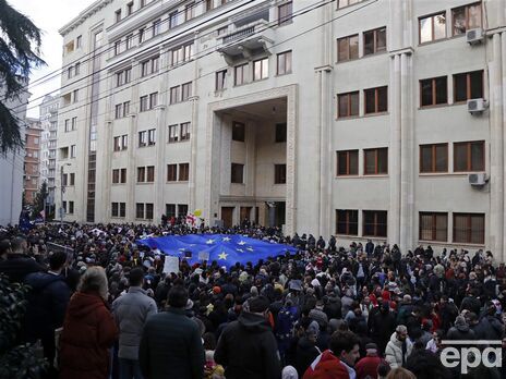 8 марта в Грузии возобновились акции протеста против закона об "иноагентах"