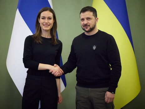 Фінляндія "готова підтримати план України", ідеться у спільній заяві Марін і Зеленського