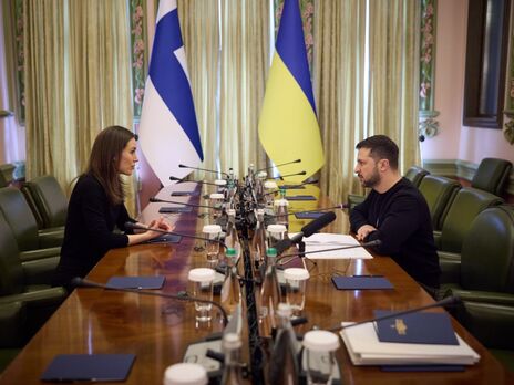 Марин и Зеленский провели встречу в Киеве 10 марта