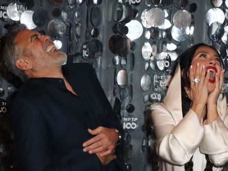 Гаєк посміялася разом із Джорджем Клуні
