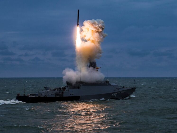 Росія до вечора збільшила кількість ракетоносіїв у Чорному морі, їхній загальний залп – до 28 "Калібрів" – Гуменюк