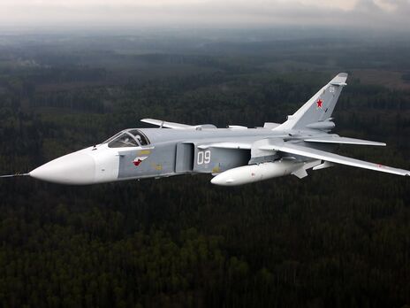 Російський Су-24 знищено під Бахмутом