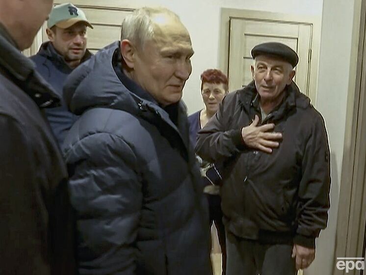 "Як і годиться злодію". У Міноборони України прокоментували візит Путіна в Маріуполь під покровом ночі