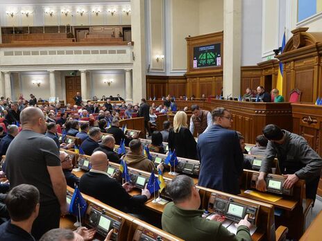 Рада одобрила постановление об обращении по поводу привлечения к ответственности виновных в совершении тяжких преступлений в Украине