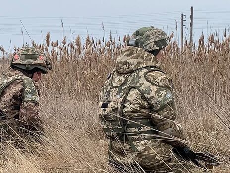 Українські військові "досить результативно" працюють на півдні, сказала Гуменюк (на фото навчання бійців 22-ї ОМБР)