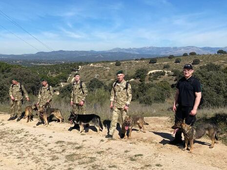 Курс присвячений методології навчання службових собак пошуку зброї, боєприпасів і вибухових речовин