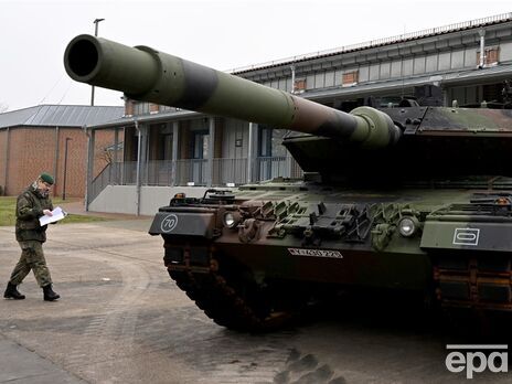 Шольц підтвердив, що німецькі танки Leopard уже передали в Україну
