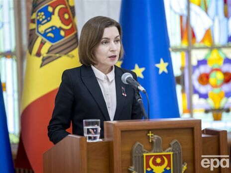 Санду: РФ хоче встановити в Кишиневі проросійську владу, щоб використати Молдову проти України, як Білорусь