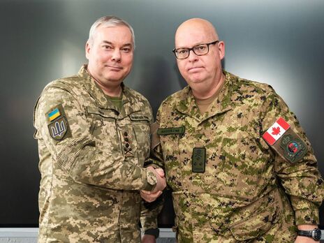 Наєв обговорив із канадським колегою ситуацію на фронті та тренування українських військових