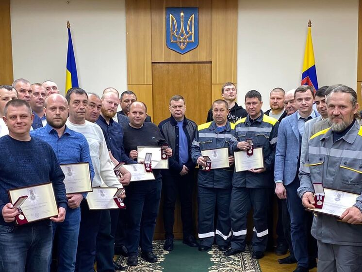 В Одесской области энергетиков и строителей отметили наградой президента "За оборону Украины"