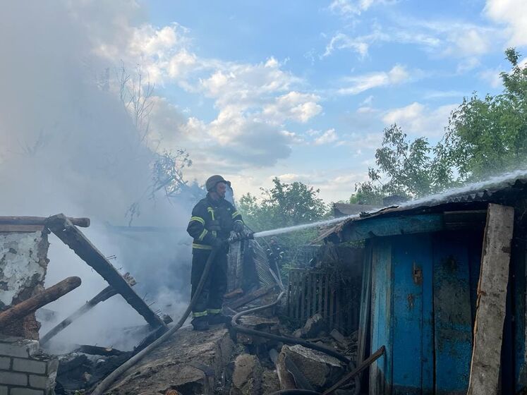 В Харьковской области оккупанты ранили двух мирных жителей, в результате обстрелов возник пожар &ndash; Синегубов
