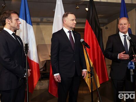 Шольц, Макрон и Дуда обсудят в Париже гарантии безопасности для Украины и ее стремление к членству в НАТО – Politico