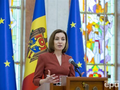 Санду заявила, що завдяки мужності українських військових у Молдові сьогодні мир