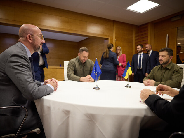 Зеленский на саммите ЕС сообщил главе Евросовета о приоритетных оборонных потребностях Украины