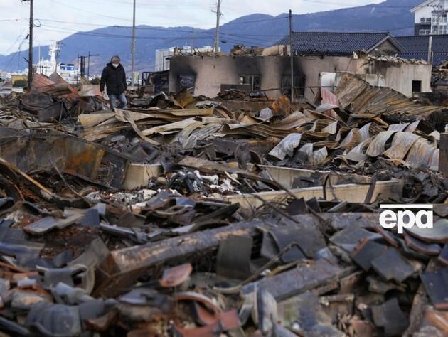 Кількість загиблих унаслідок землетрусу в Японії зросла до 78, понад пів сотні людей вважають зниклими безвісти