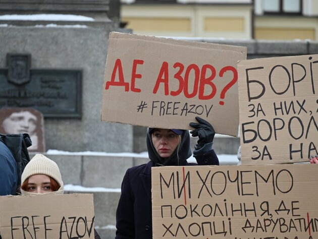 У Києві провели акцію на підтримку полонених захисників 